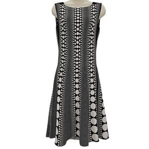 She's So Womans size Italian 42 US 6 Maglificio DA-NI Polka Dot Ponti Midi Dress